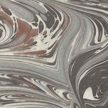 Grey Swirl Hand Marbled Paper ~ Rossi Italy